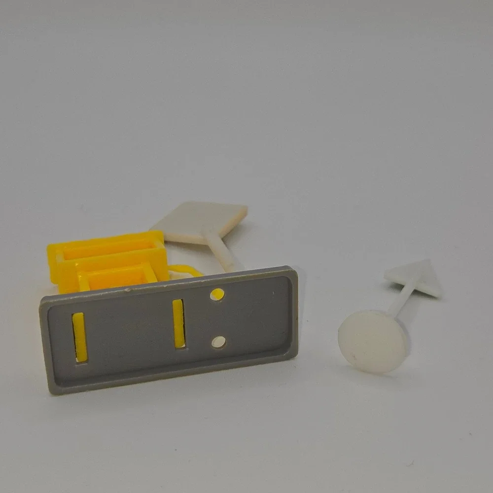 Vintage Shell Gas Station Toy Fuel Pump and Road Signs Accessories Set